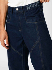 ENG. Blue Men's Straight Fit