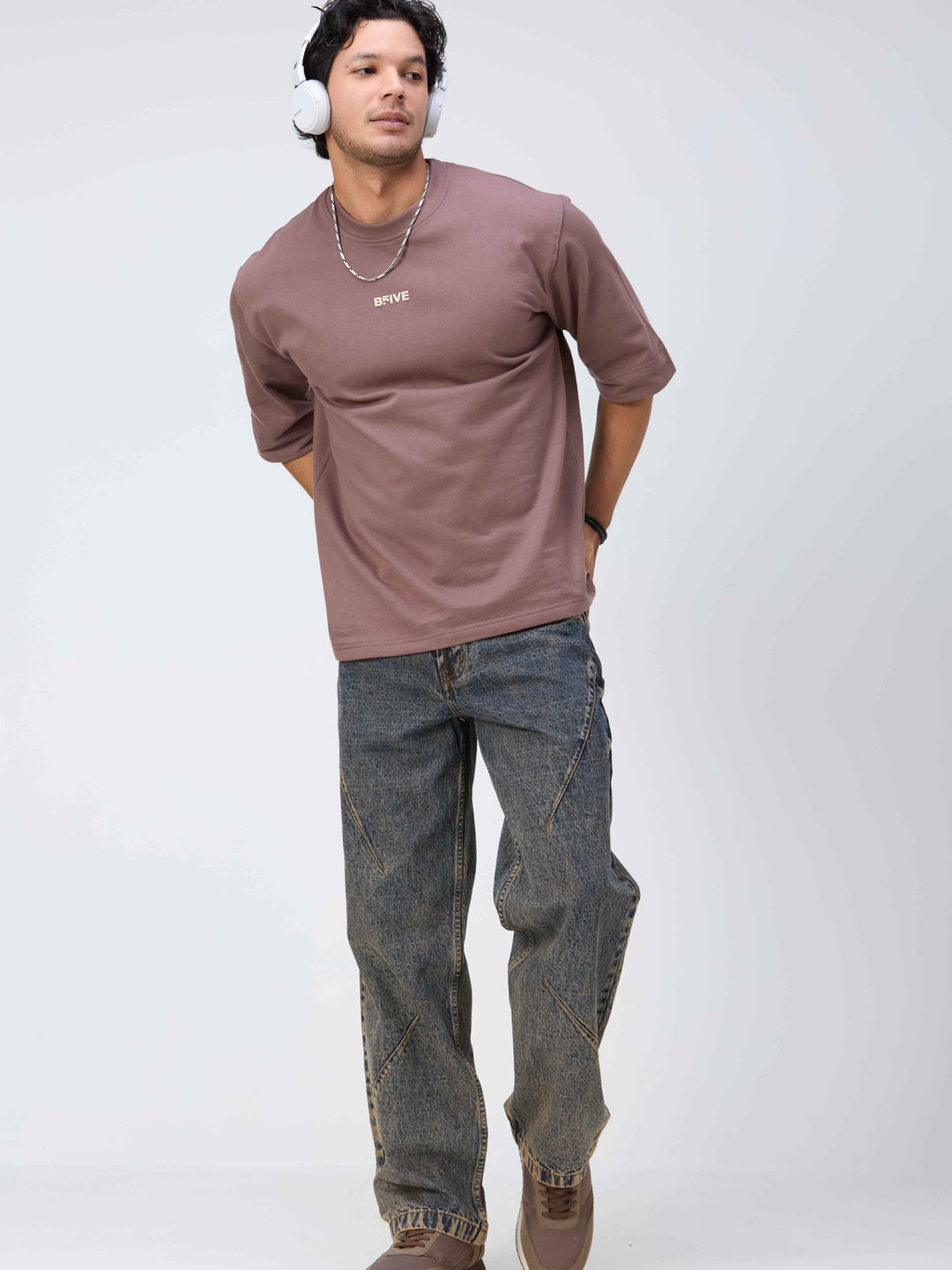 Rustic Tint Wash Men's Baggy Fit Jeans