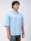 Classic 'Sky-Drift' Oversized Men's T-Shirt