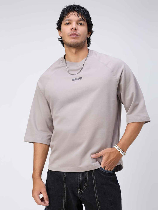 Unbothered Boxy Raglan Oversized Men's T-Shirt
