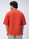 Rusty Pocket Men's Oversized T-shirt