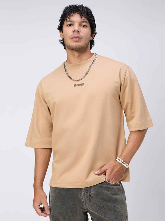 Classic Cold Coffee Oversized Men's T-Shirt