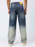Ombre Fade Wash Men's Straight Fit Jeans