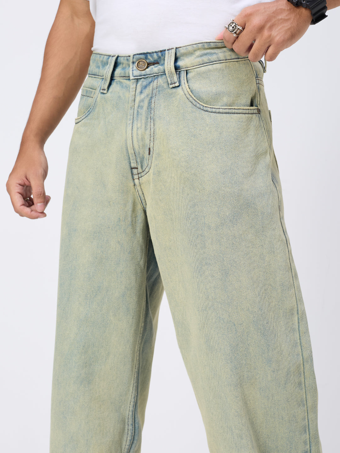 Urban Cool Classic Men'S Straight Fit Jeans