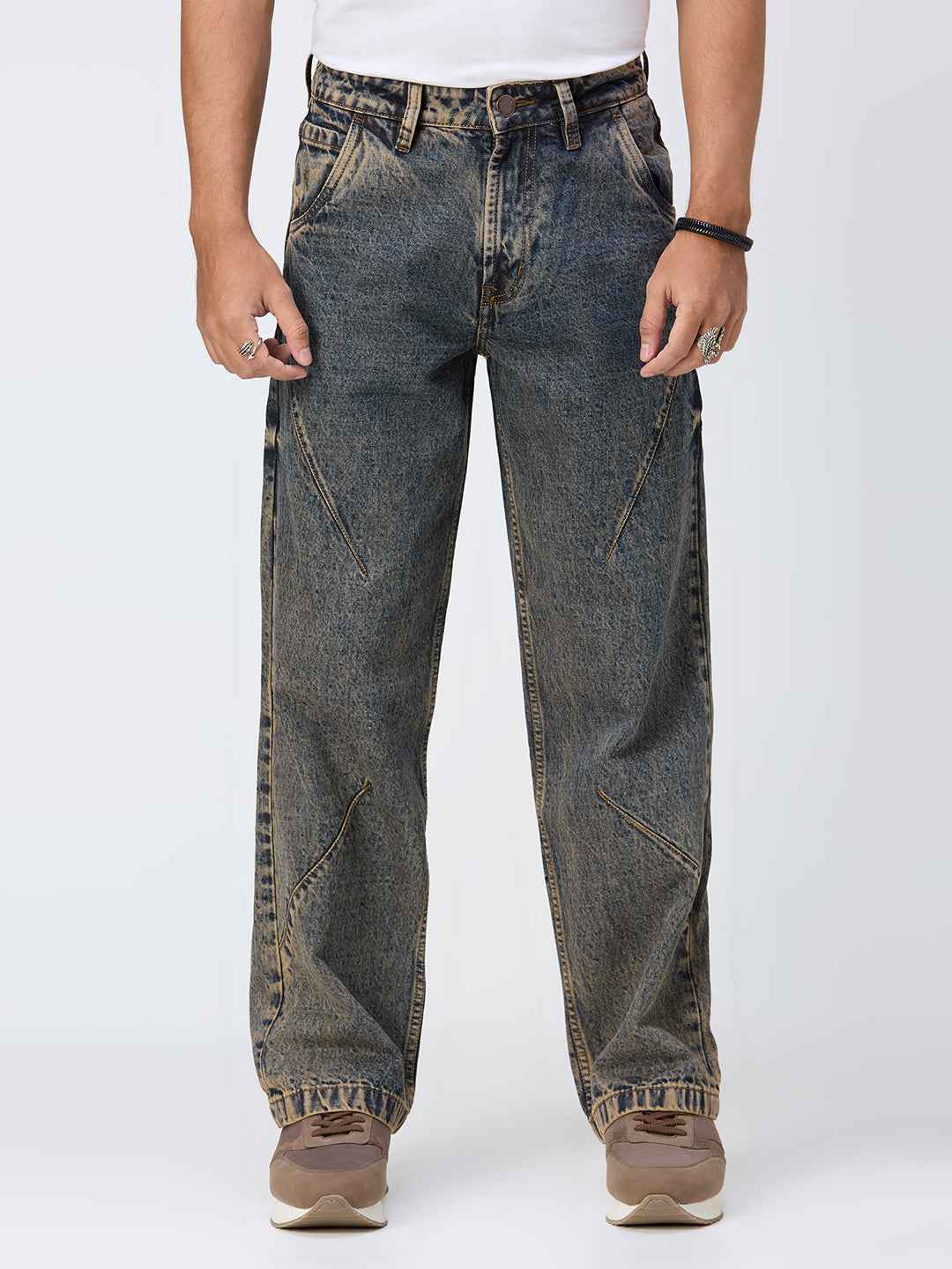 Rustic Tint Wash Men's Baggy Fit Jeans
