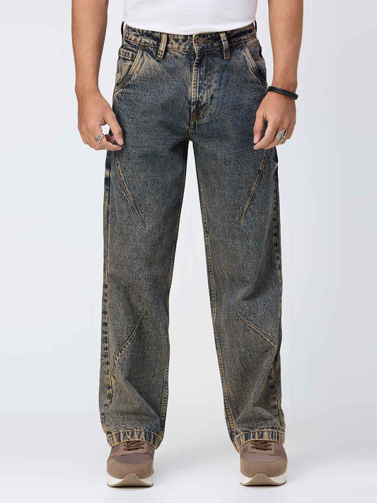 Rustic Tint Wash Men's Baggy Fit Jeans