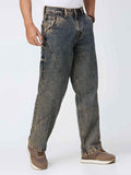 Rustic Tint Wash Men's Baggy Fit Jeans