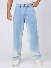 Thunder Blue Wash Men's Straight Fit Jeans