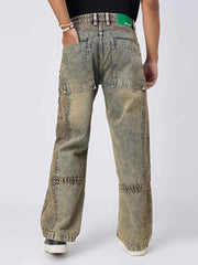 Stone Signature Mixmatch Straight Fit Men's jeans