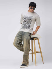 Stone Signature Mixmatch Straight Fit Men's jeans