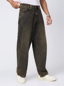 Black Tinted Classic Men's Straight Fit jeans
