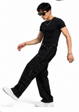 Original Black Cargo Men's Straight Fit Jeans