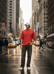 Black Tinted Classic Men's Straight Fit jeans