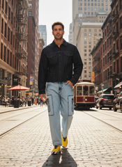 Icey Blue Men's Baggy Fit