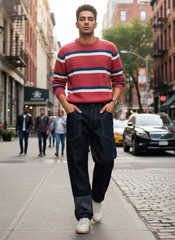 Sketchy Blues Men's Baggy Fit