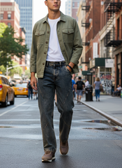 Rustic Tint Wash Men's Baggy Fit Jeans