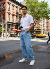 Signature Icy Men's Baggy Fit Jeans