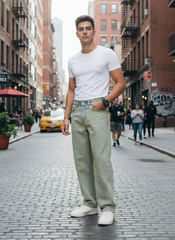 Urban Cool Classic Men'S Straight Fit Jeans