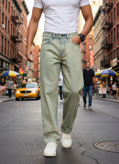 Urban Cool Classic Men'S Straight Fit Jeans