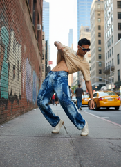 Bleach Collage Men's Baggy Fit