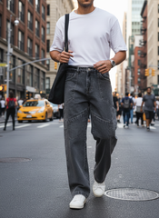 Phantom Black Men's Straight Fit Jeans