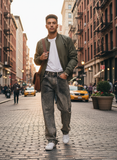 Earthy Tint Mix & Match Men's Straight Fit Jeans