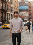 Unbothered Boxy Raglan Oversized Men's T-Shirt