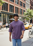 Classic Grape Drop Oversized Men's T-Shirt
