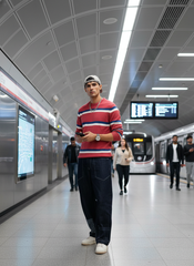 Sketchy Blues Men's Baggy Fit