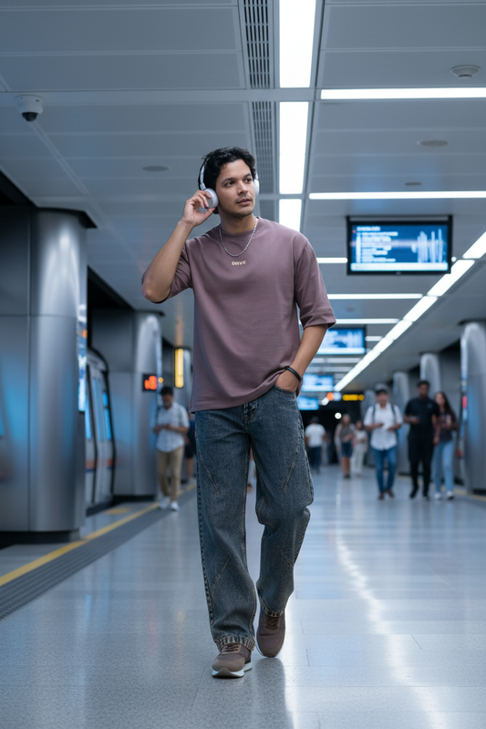 Rustic Tint Wash Men's Baggy Fit Jeans