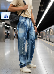 Bleach Collage Men's Baggy Fit