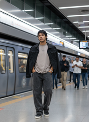 Phantom Black Men's Straight Fit Jeans