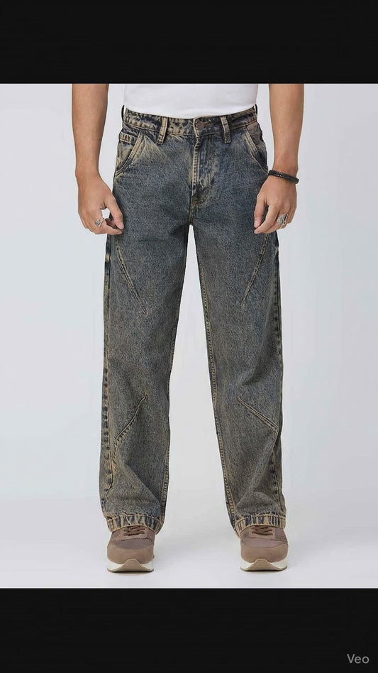 Rustic Tint Wash Men's Baggy Fit Jeans