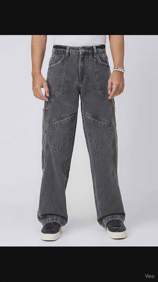 Phantom Black Men's Straight Fit Jeans