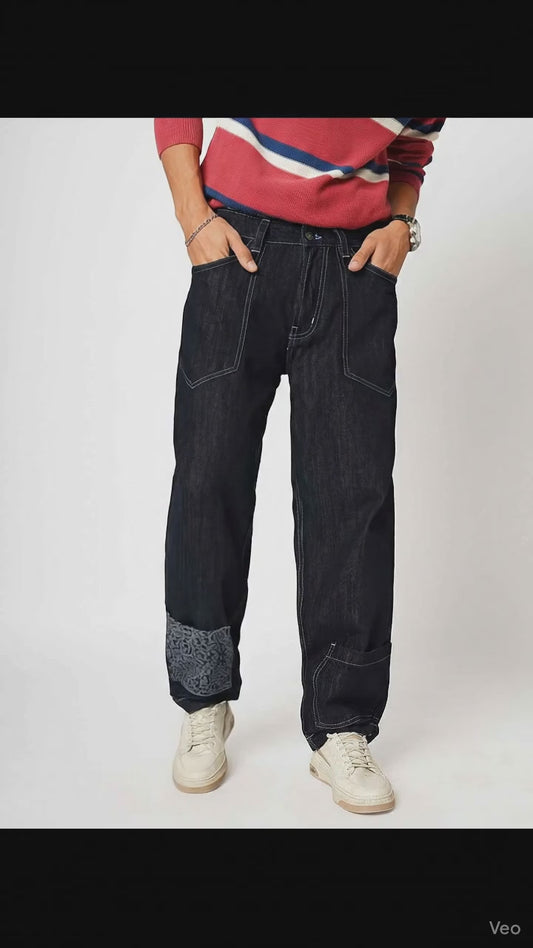 Sketchy Blues Men's Baggy Fit