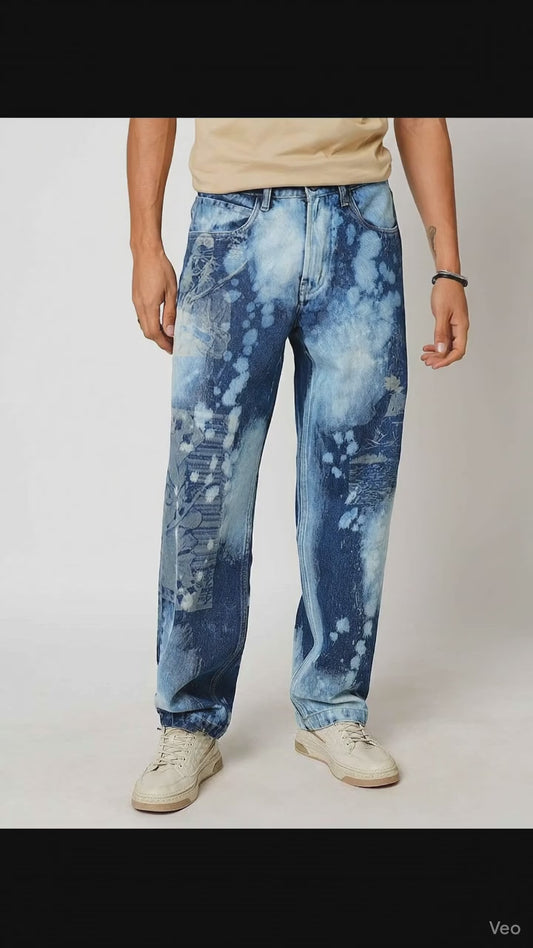 Bleach Collage Men's Baggy Fit